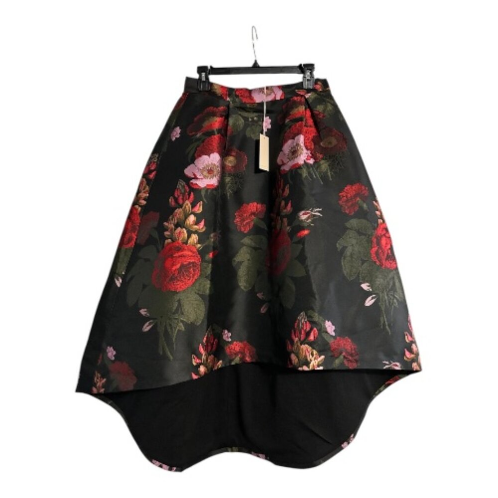 Hutch High-Low Floral Jacquard Skirt Medium NWT